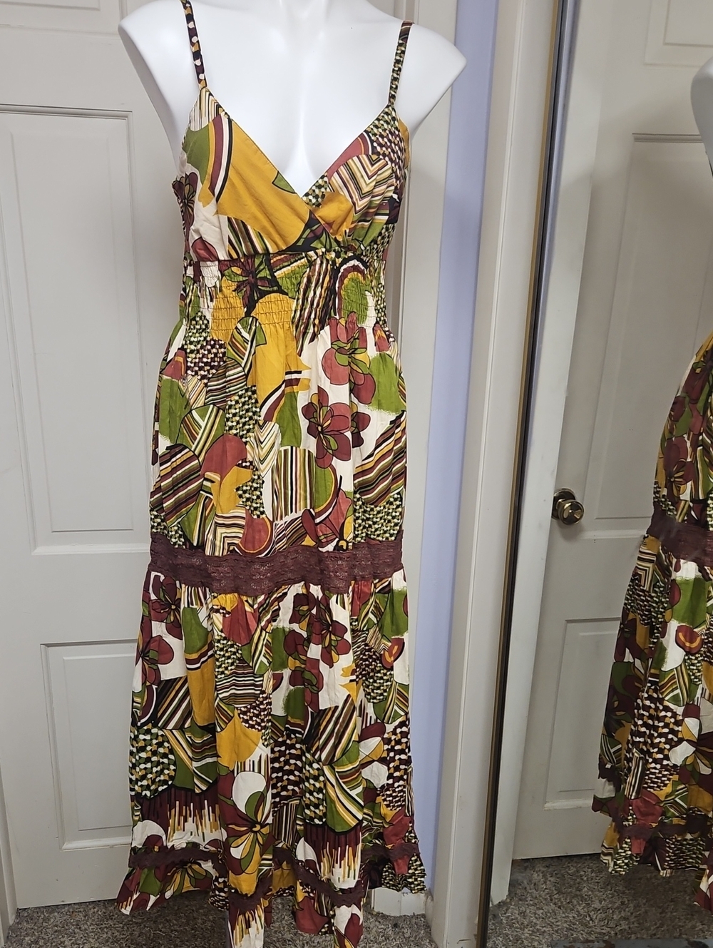 Speed Control New York  Cotton Screen Print Floral Dress